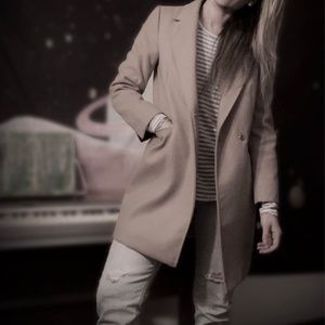 Camel Top Shop Peacoat